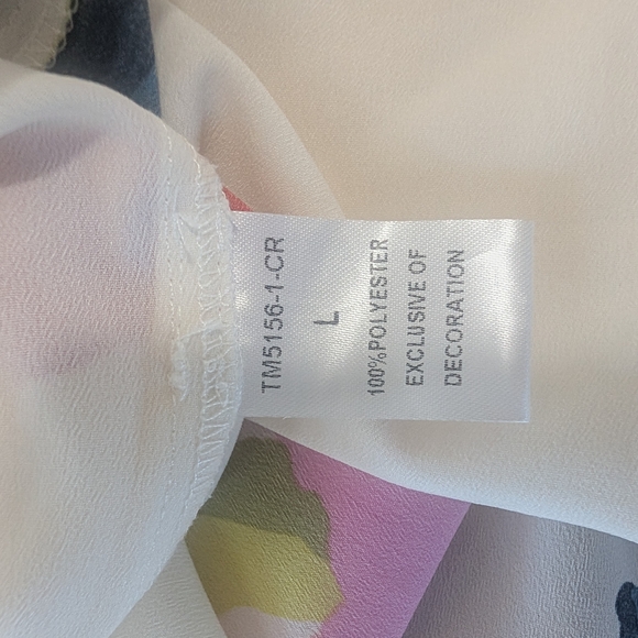 Colorful Abstract Women's Top - Picture 3 of 6